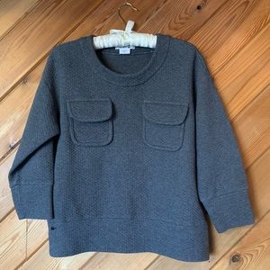 Lacoste Marcassin Chine Quilted Crewneck Sweatshirt